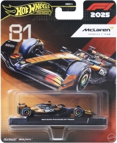Hot Wheels coche premium Formula 1 McLaren – Oscar Piastri #81 1:64