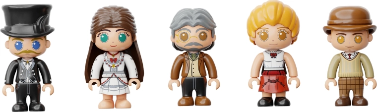 Minifiguras para escenas del espectáculo