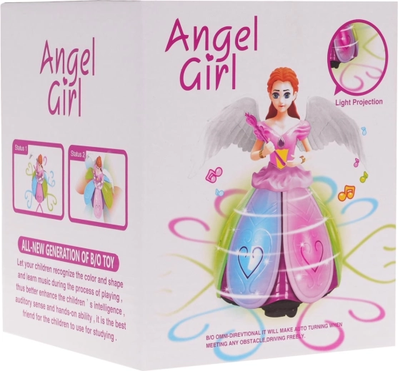 Diseño colorido con alas