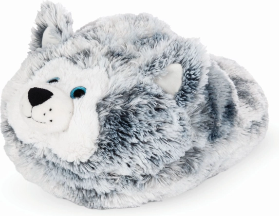 Cozy Noxxiez cálido pantuflo gigante de felpa husky