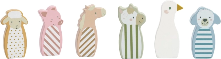 Una granja adorable en colores pastel
