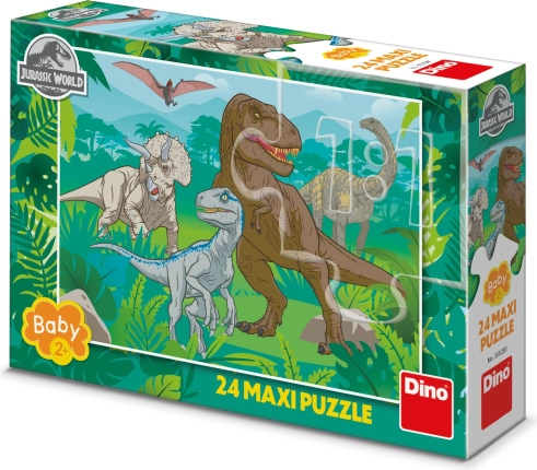 Puzzle Dino Mundo Jurásico Maxi 24 Piezas
