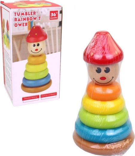 Torre de madera para niños 17 cm