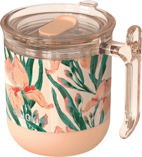 Taza térmica Quokka wave floral peach 260 ml