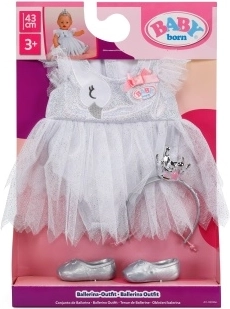 BABY born vestidito de bailarina para muñeca de 43 cm
