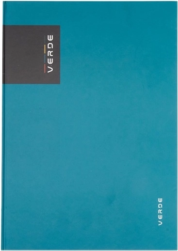 Libro de registro A5 VERDE Milano, 96 hojas, rayado