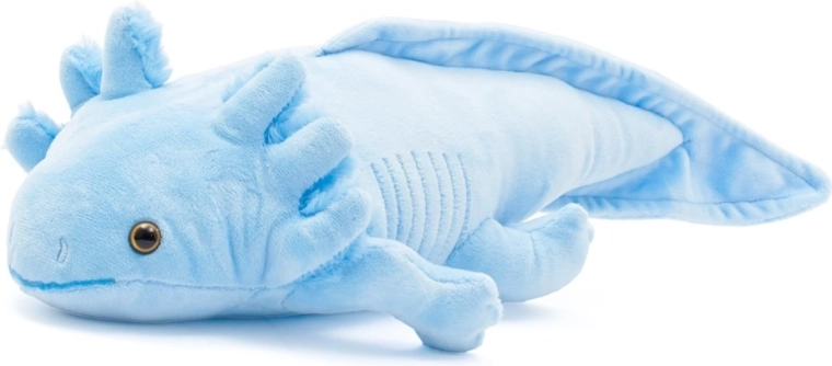 Ajolote de peluche Baby Mix 45 cm azul