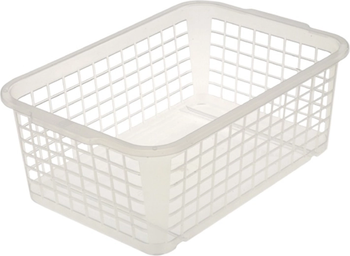 Cesta plástica mini 30 × 20 × 11 cm, transparente