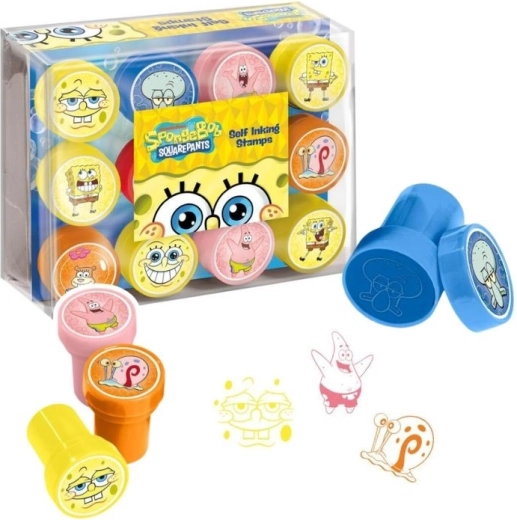 Sellos de Bob Esponja 12 uds