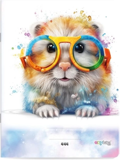 Cuaderno A4 rayado con hámster – 40 hojas