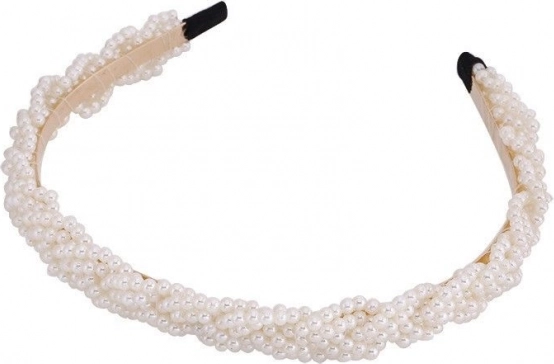Diadema para el pelo con perlitas – ancha