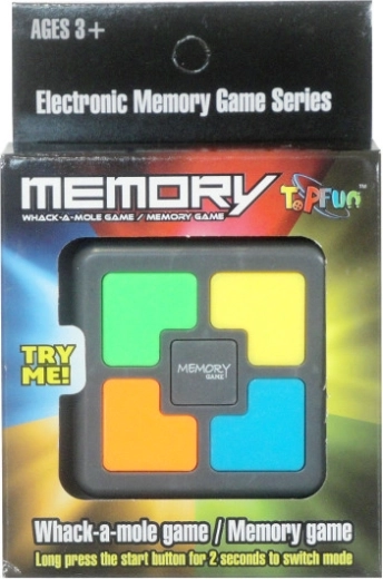 Juego electrónico de memoria con botones de colores