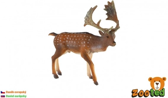 Figura de plástico de gamo europeo de 13 cm