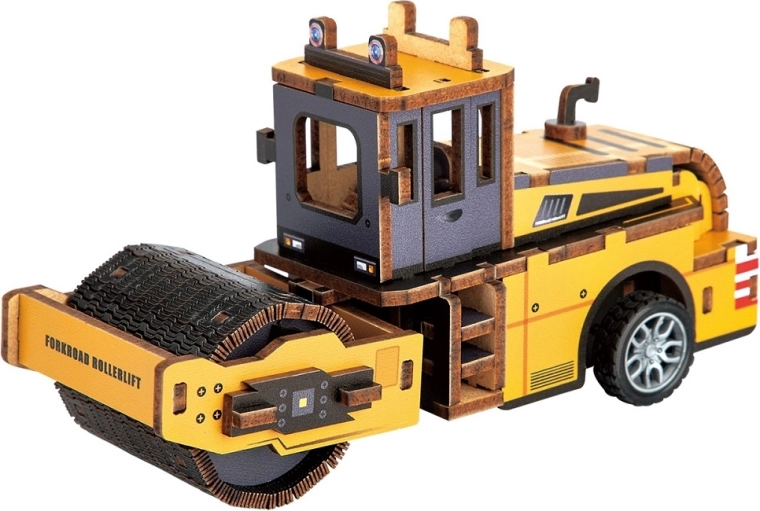 2Kids Toys rompecabezas 3D de madera rodillo de carretera
