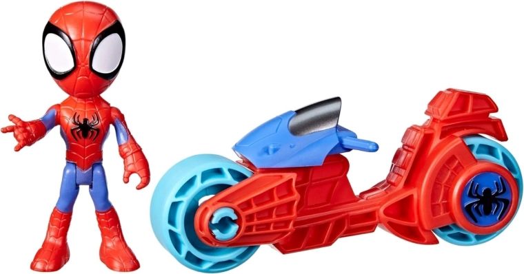 Hasbro Marvel Spidey y sus increíbles amigos motocicleta