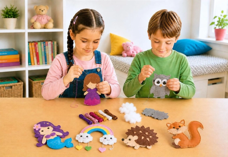6 personajes de cuento para coser