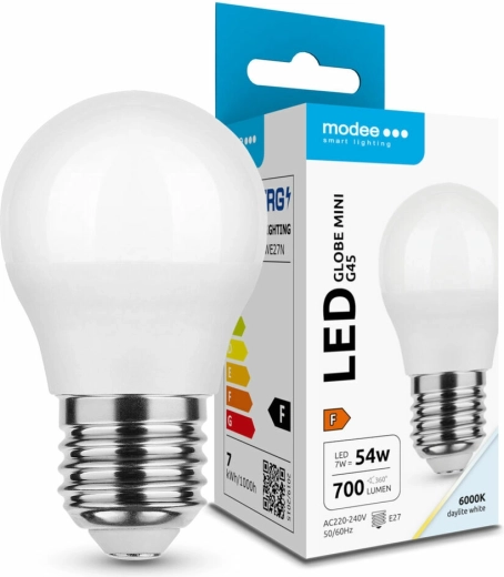 Bombilla LED Globe Mini G45 7 W E27 blanco frío 700 lm