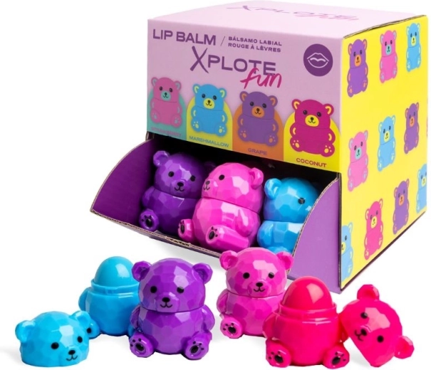 Bálsamo labial osito con sabor 8 g - 1 unidad