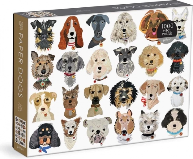 Puzzle Perros de Papel 1000 Piezas