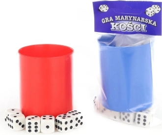 Dados de juego con cubilete