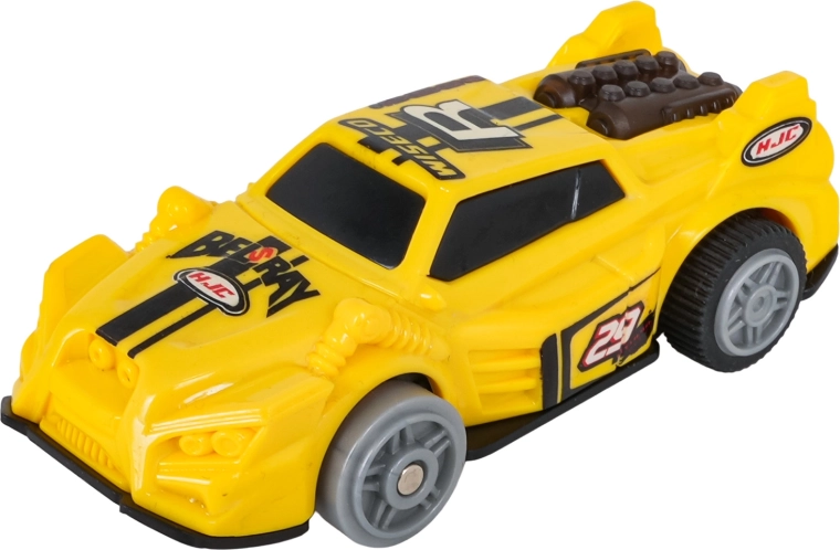 Coche con luz trasera