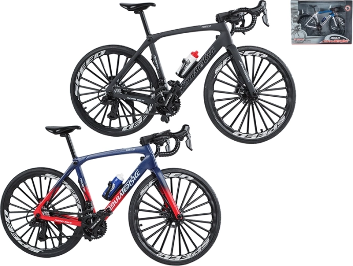 Modelo metálico de bicicleta de carreras 20,5 cm