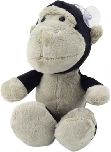 Pequeño mono de peluche con ventosa 16 cm