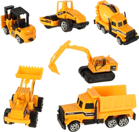 Set de vehículos de construcción - 6 unidades