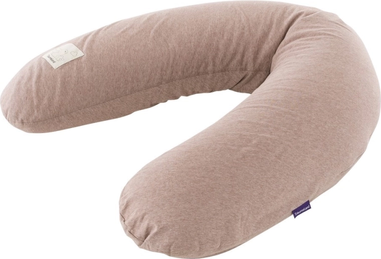 Almohada de lactancia elástica Träumeland Kastanie Meliert