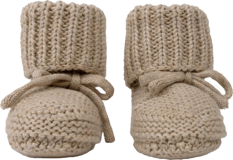 Patucos de punto Lodger beige 0–6 meses