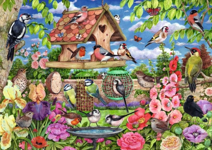 Puzzle Ravensburger Mesa de pájaros 1000 piezas