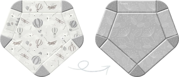 Reversible, fácil de limpiar y agradable al tacto