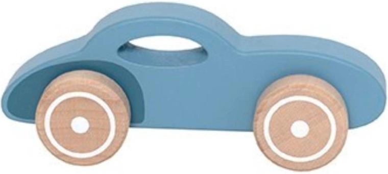 Jabadabado coche deportivo retro de madera azul - 1 pieza
