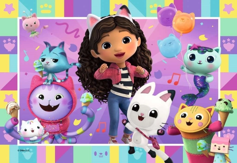 Puzzle Ravensburger La Casa Mágica de Gabby – gatitos 35 piezas