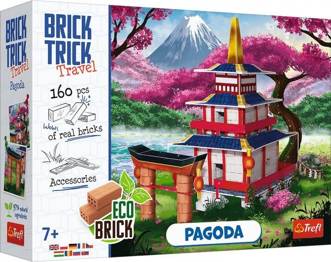 Kit de construcción de ladrillos pagoda M 160 piezas TREFL BRICK TRICK