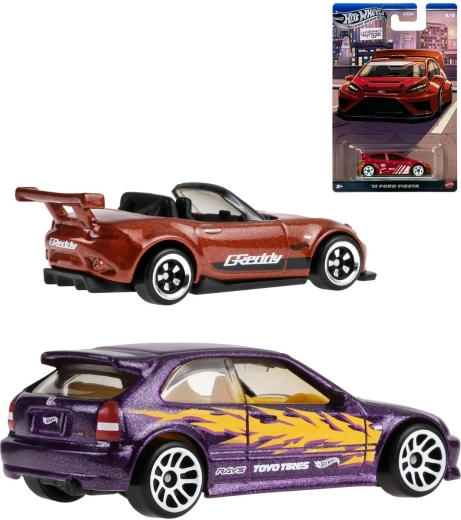 Hot Wheels serie silver Compact Kings – '12 Ford Fiesta – cochecito metálico 1:64