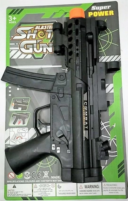 Subfusil infantil a pilas con sonido y luz - 1 pieza
