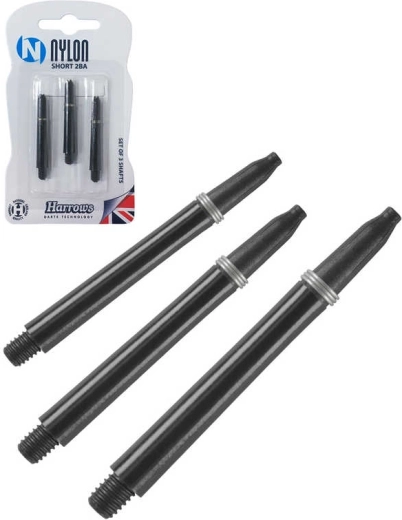 Vástagos de repuesto para dardos Harrows nylon short 2BA (S) – set de 3 uds