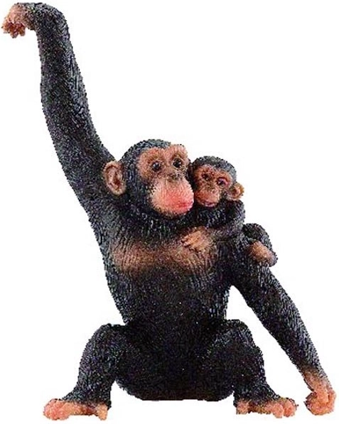 Bullyland chimpancé con cría
