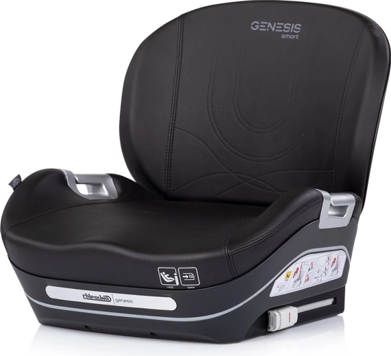 Alzador Chipolino Genesis Smart i-Size con ISOFIX noir (125–150 cm)
