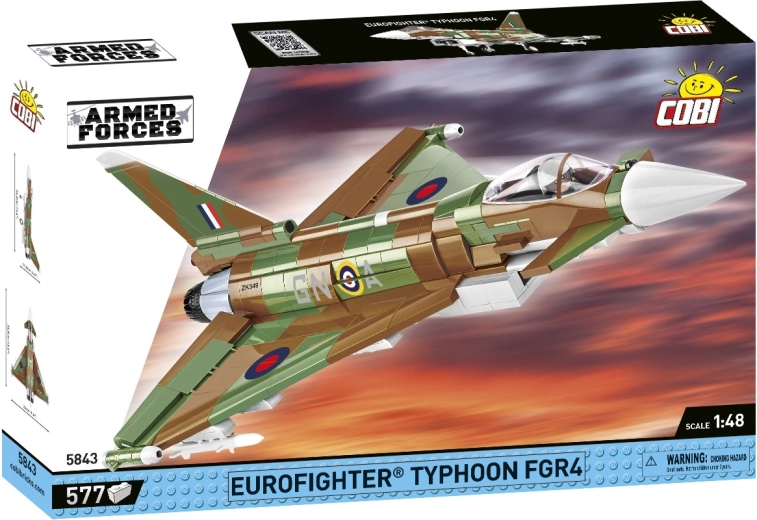 Maqueta del avión Eurofighter Typhoon FGR4 a escala 1:48