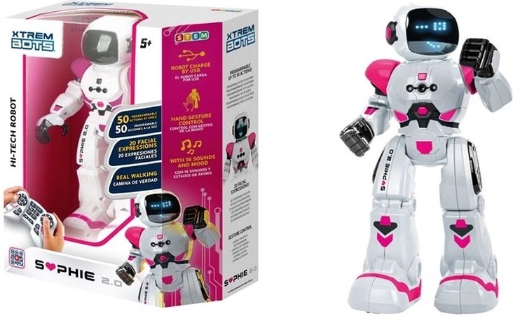 Xtrem Bots Sophie 2.0 robot educativo interactivo para niños