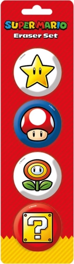 Set de gomas Super Mario – 4 uds