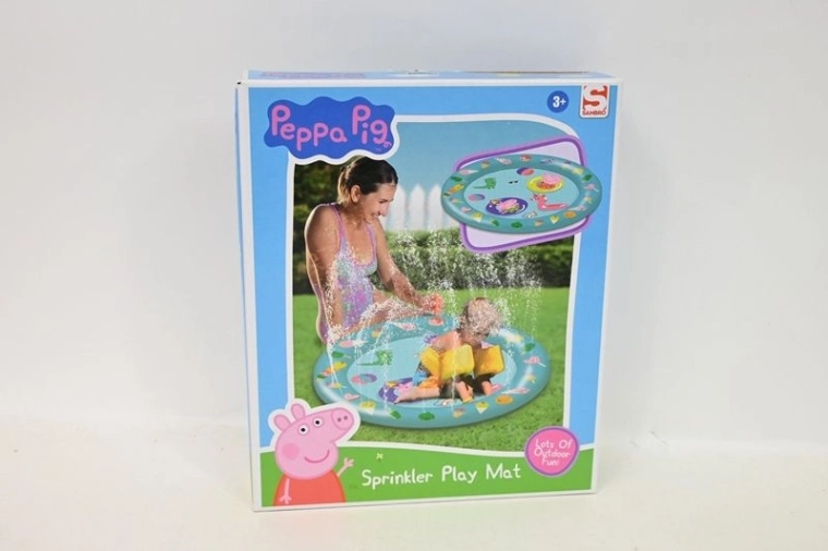 Alfombra de juego acuática Peppa Pig con chorros 96 cm