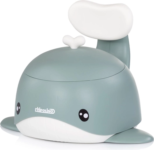Chipolino orinal infantil con respaldo Whale verde