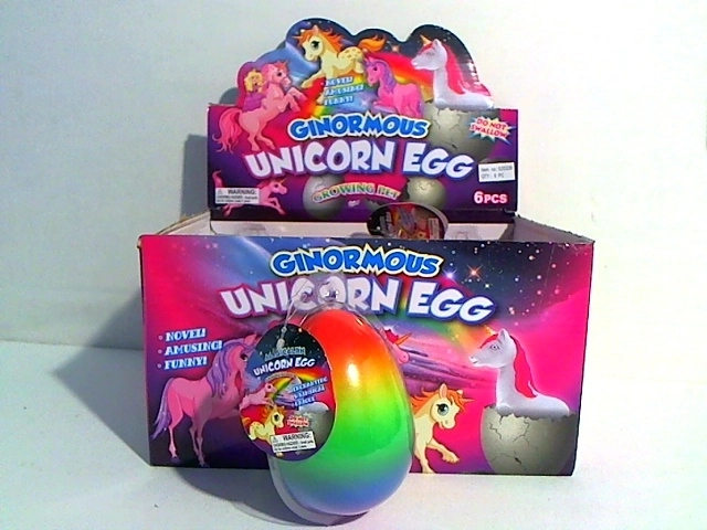 Huevo jumbo con unicornio que crece - 1 unidad