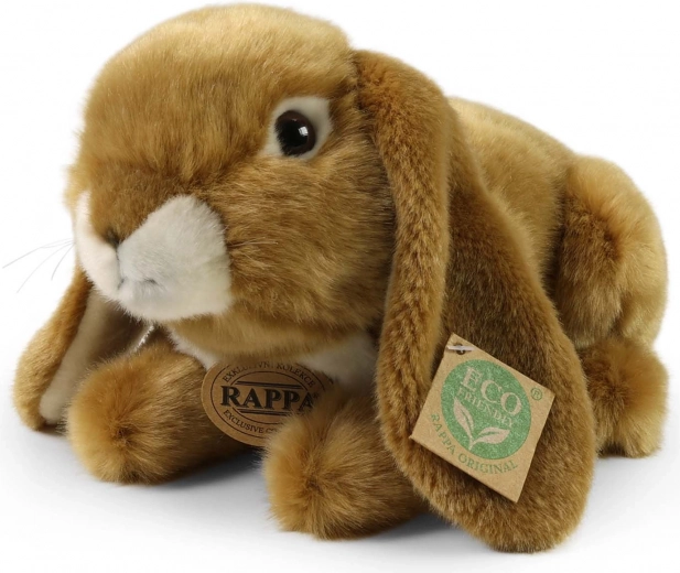 Rappa conejo de peluche marrón 25 cm eco‑friendly