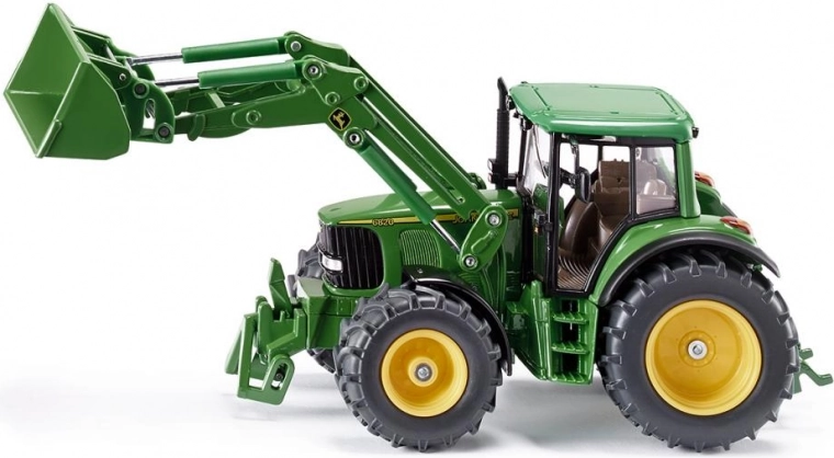 Tractor JOHN DEERE con cargador frontal 1:32 SIKU