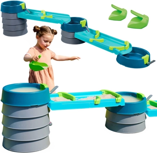 AquaPlay Mudway Flow – construcción acuática para niños, 28 piezas