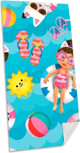 Toalla de playa Gabby’s Dollhouse 140 × 70 cm
